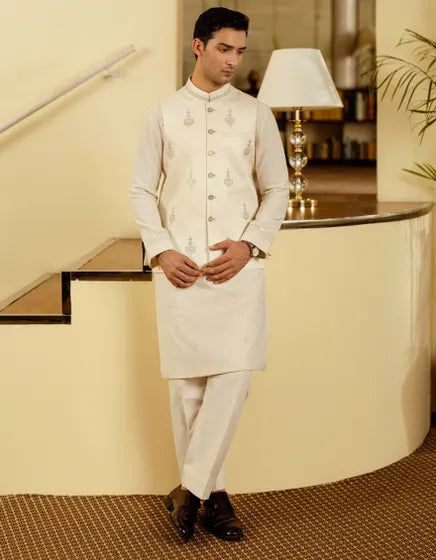 CREAM FORMAL WAISTCOAT