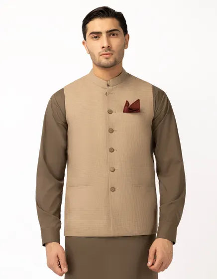 WOOD BROWN WAISTCOAT