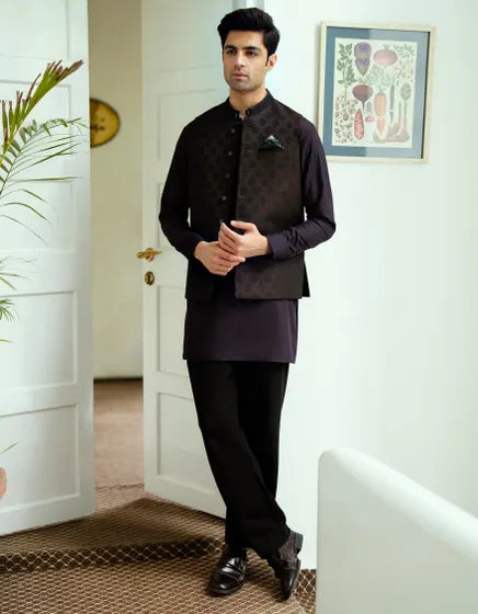 MAROON FORMAL WAISTCOAT