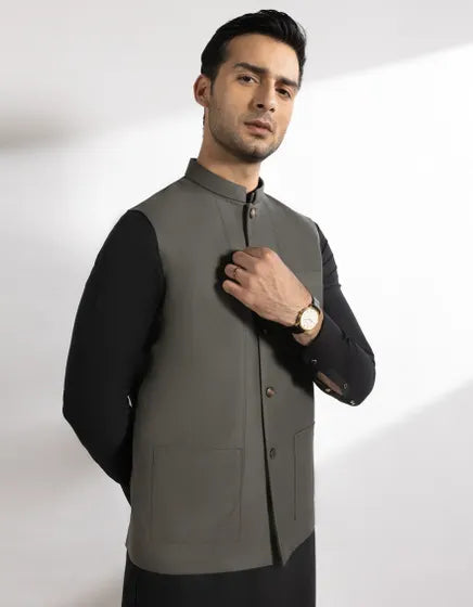 GREEN SUITING WAISTCOAT