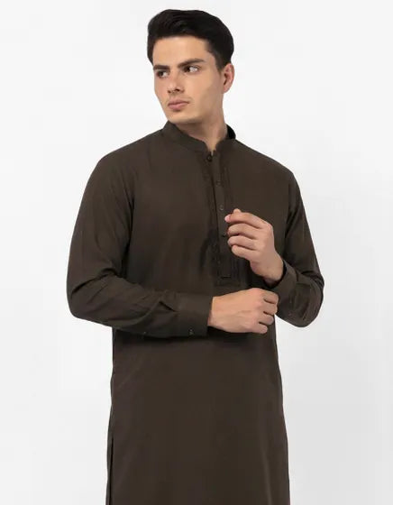 GREY PLAIN KAMEEZ SHALWAR