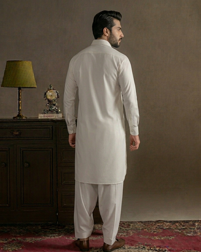 Off White Shalwar Kameez