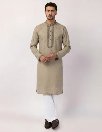 DULL GOLD FORMAL KURTA