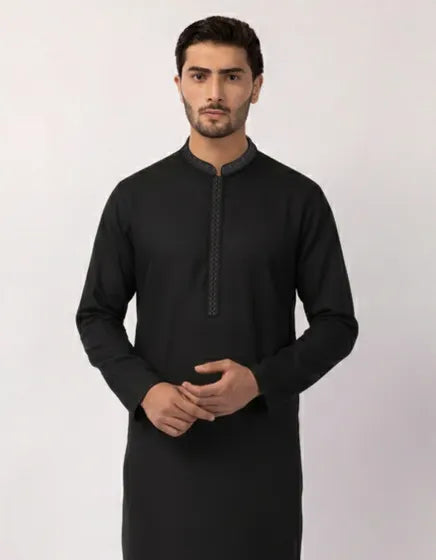 BLACK FORMAL KURTA