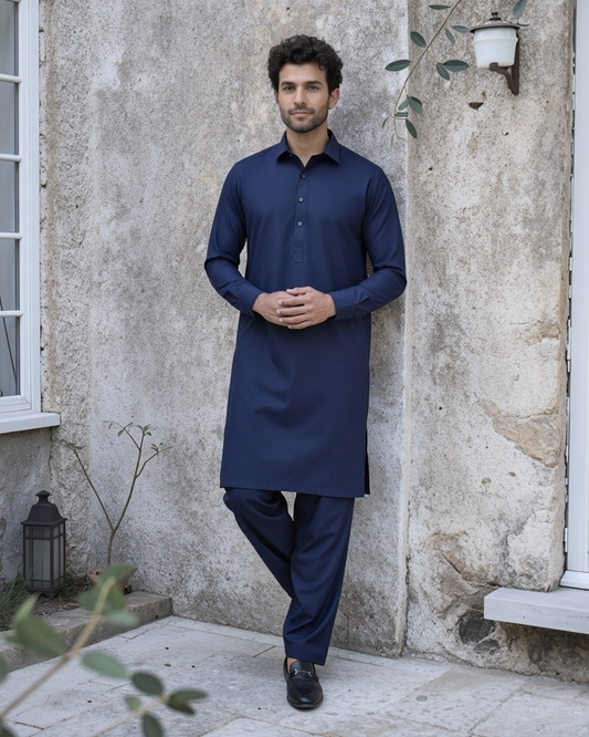 Blue Kurta Trouser