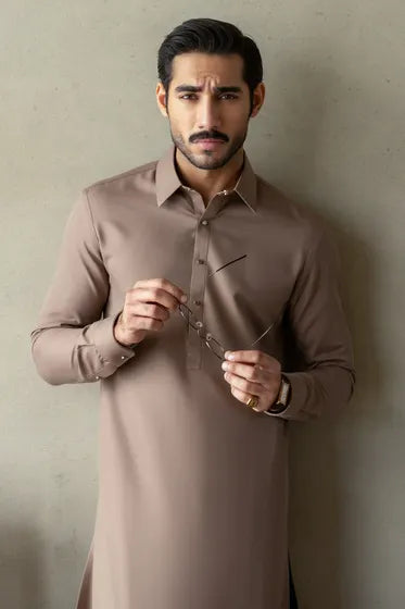 LAREN - CHOCOLATE EXCLUSIVE KAMEEZ SHALWAR