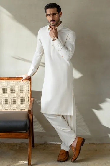 LAREN - CREAM EXCLUSIVE KAMEEZ SHALWAR