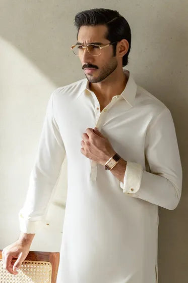 LAREN - CREAM EXCLUSIVE KAMEEZ SHALWAR
